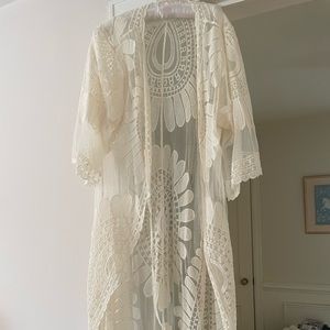 Lace duster